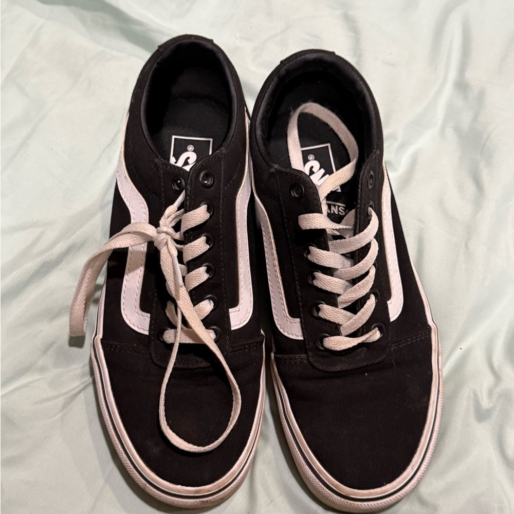 Vans Black and White Sneakers